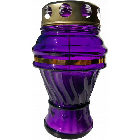 Znicz zalewany Z137 Blacha fioletowy